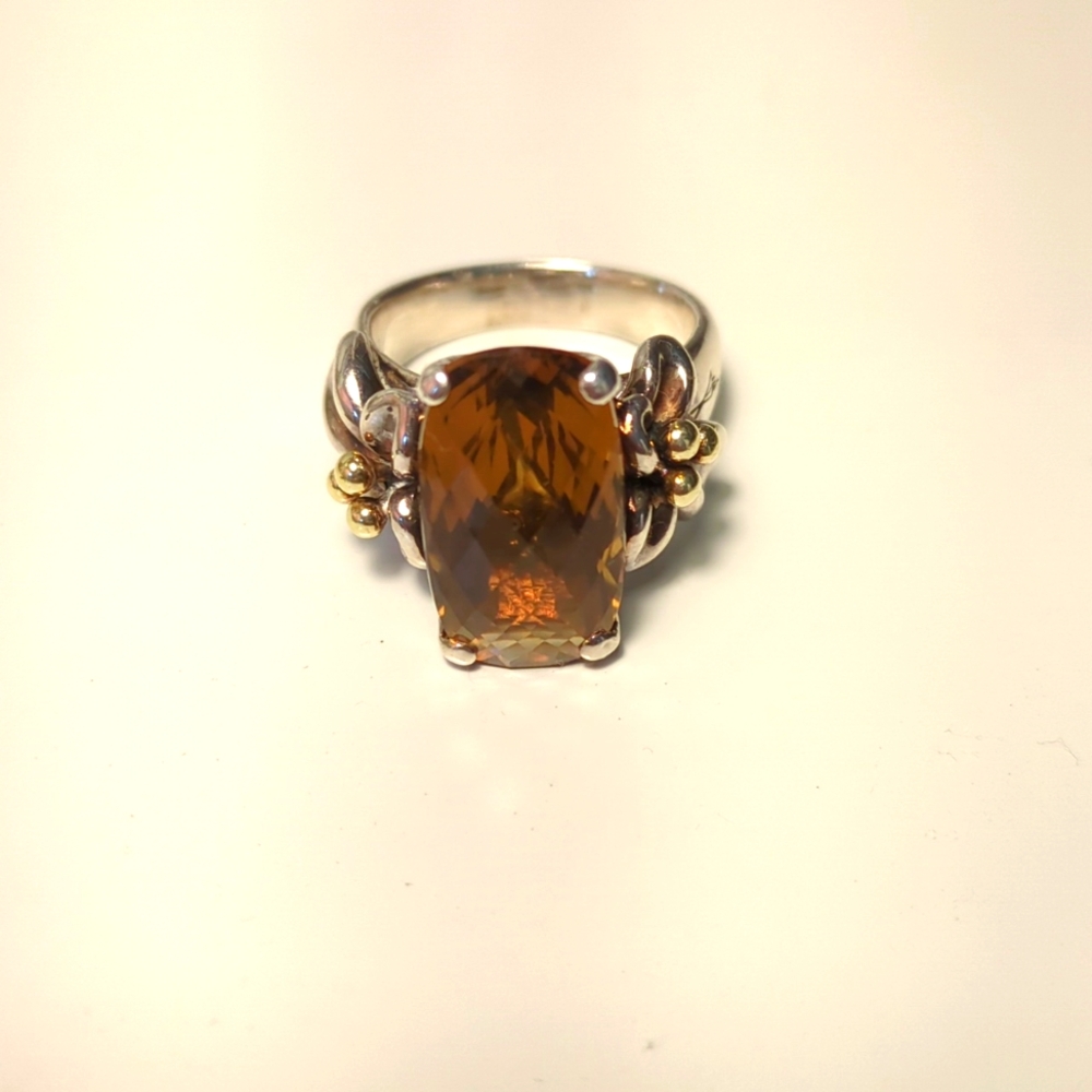 Ann King Smoky Topaz Orchid ring